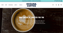 Desktop Screenshot of oceanacoffee.com